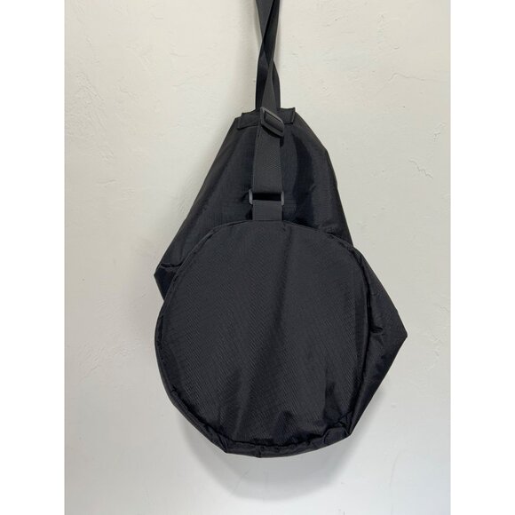 Mack Weldon Black Durable Nylon Sling Backpack With Adjustable Strap - Picture 7 of 10